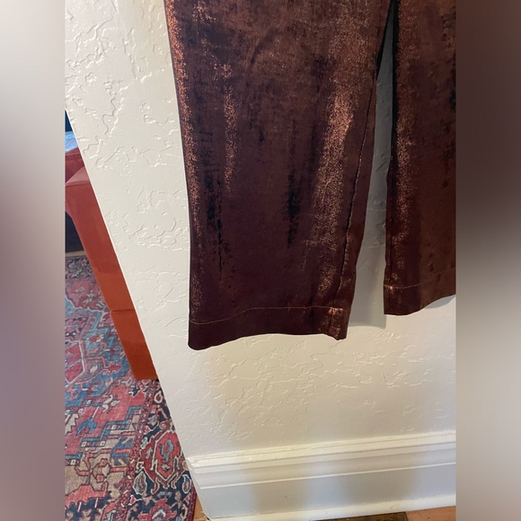 Women’s copper party suit. XS. EUC. Blazer & pants. - Picture 2 of 10